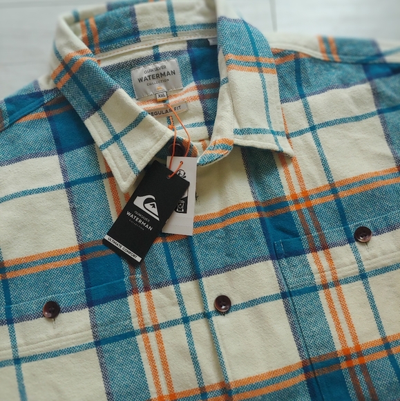 QUIKSILVER NEW Lower Ridge Flannel Shirt - Picture 4 of 11